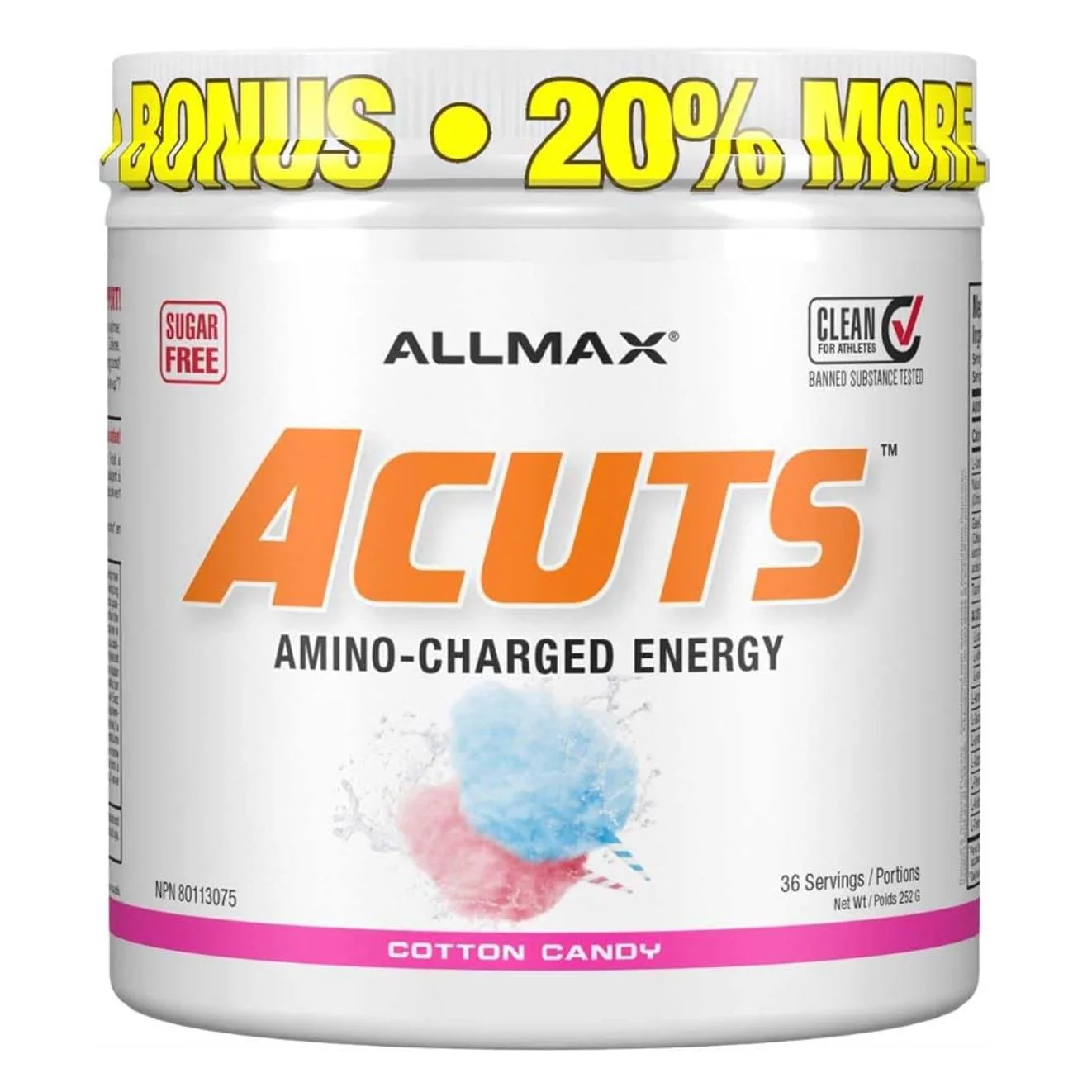 Allmax ACuts Amino Energy Fat Burning Powder (36 Servings) - Image 5