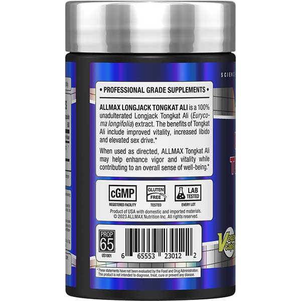 Allmax Longjack Tongkat Ali (60 capsules) - Image 3