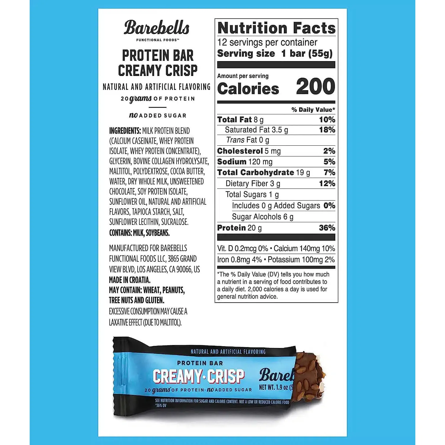 Barebells Protein Bar (1 bar) - Image 6