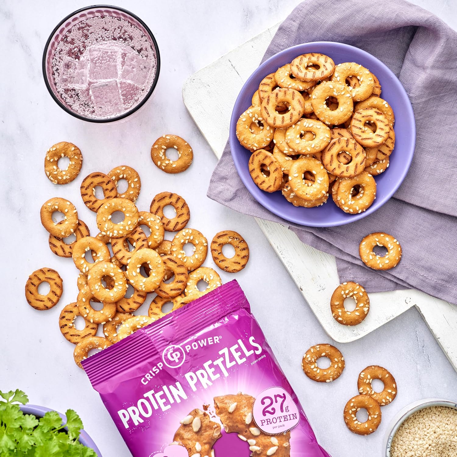Crisp Power High Protein Keto Vegan Pretzels (1 bag) - Image 14