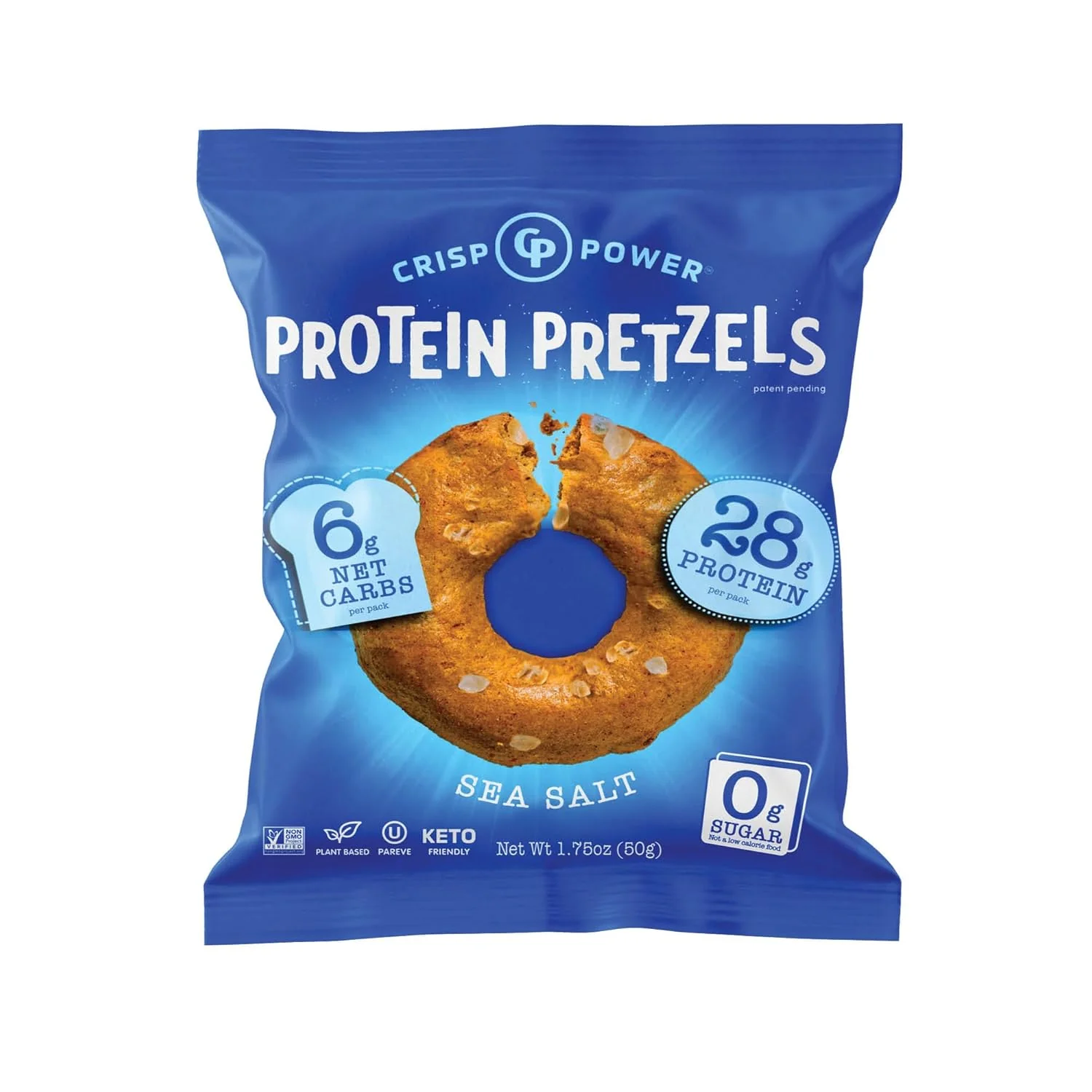 Crisp Power High Protein Keto Vegan Pretzels (1 bag) - Image 10