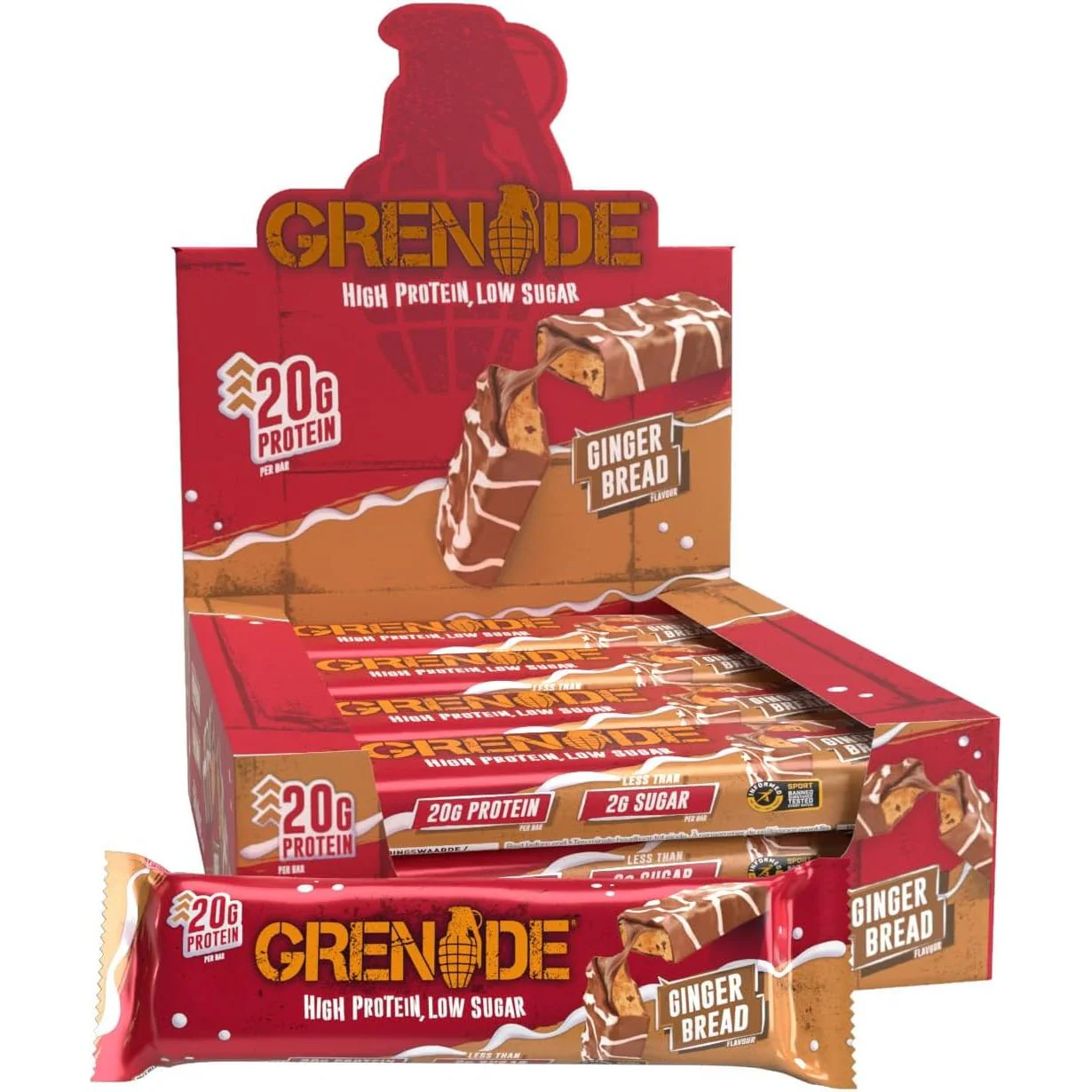 Grenade Carb Killa KETO Protein Bars (1 Box of 12 bars) - Image 24
