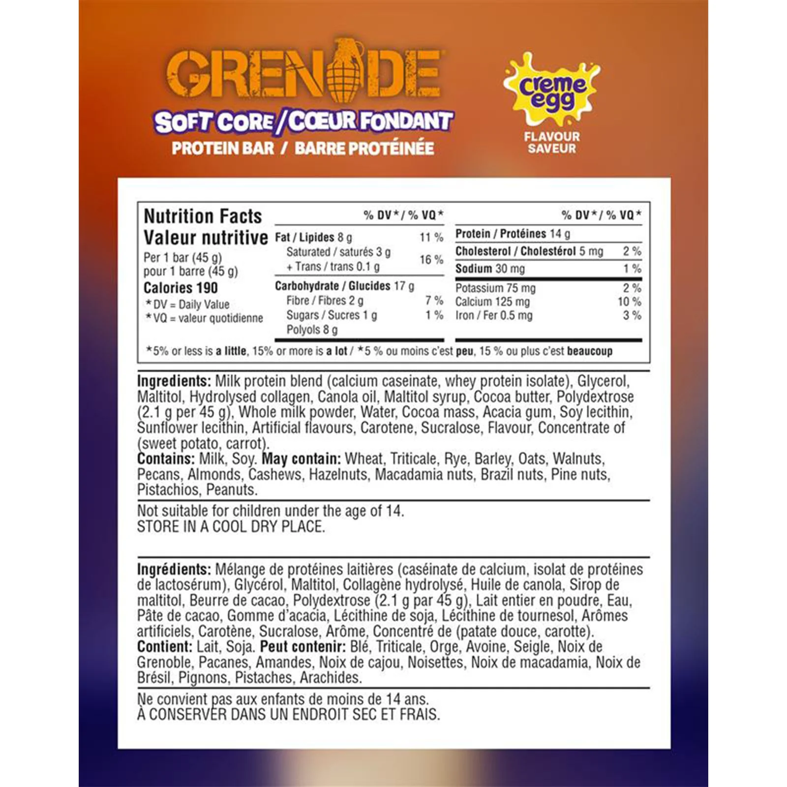 Grenade Carb Killa KETO Protein Bars (1 Box of 12 bars) - Image 7