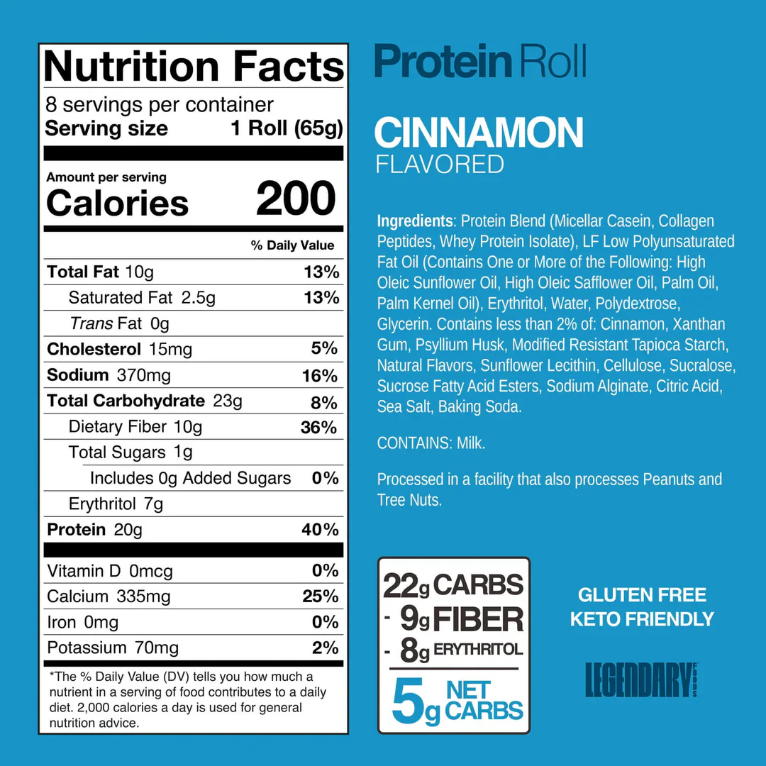 Legendary Foods Protein Sweet Roll (1 roll) - Image 6