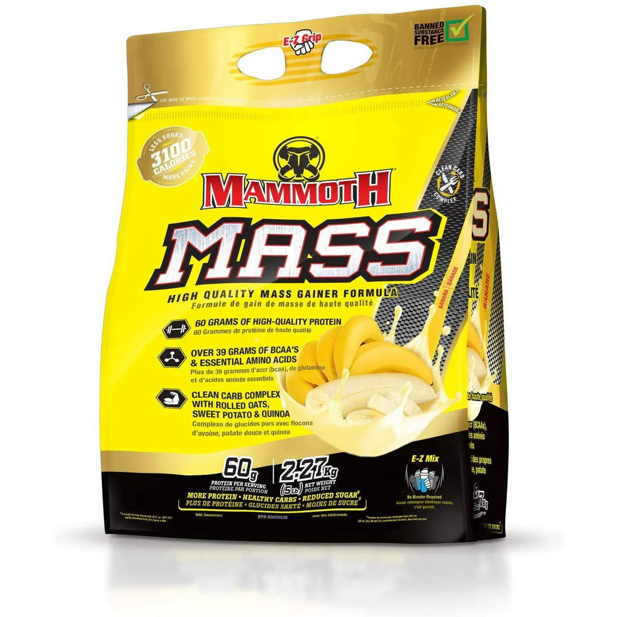 Mammoth Mass Gainer Protein Powder (5 lbs) - Image 5