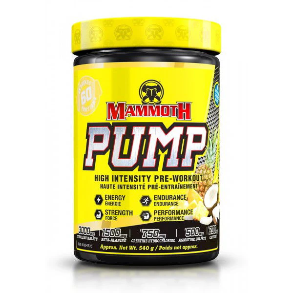 Mammoth Pump Pre-Workout (60 servings) - Image 5