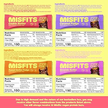 Misfits VEGAN Protein Bar (1 bar) - Image 3