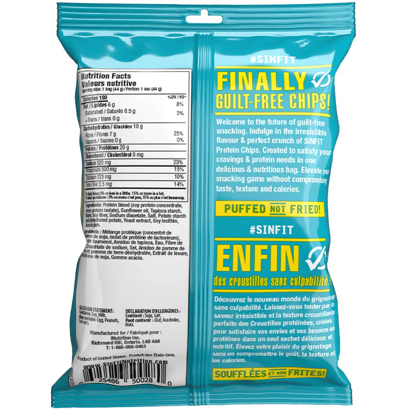 Sinfit Nutrition GF Protein Chips (1 bag) - Image 9